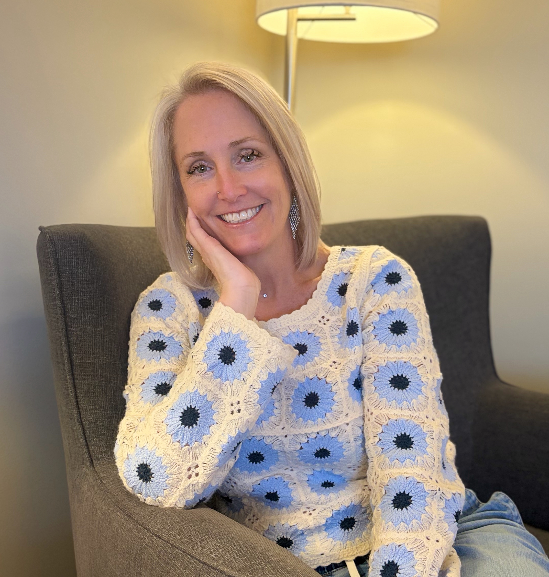Terri Ward, MA Counselling Psych, BSW, RSW, CCC, CT — founder of Iridescence Counselling and creator of the Dragonfly Method